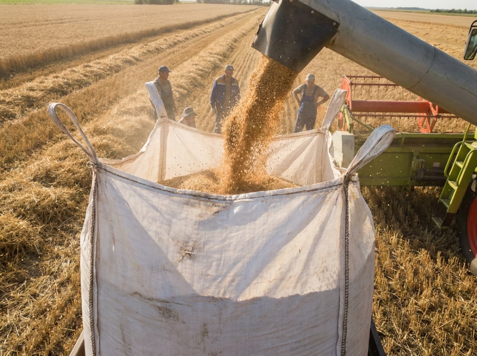 Big bag na obilie a zrno